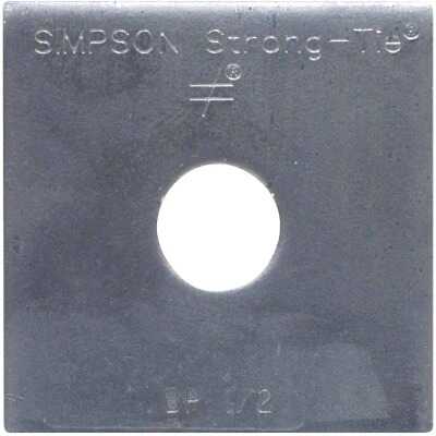 Simpson Strong-Tie 1/2 in. x 2 in. x 3/16 in. Steel Uncoated Bearing Plate