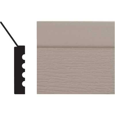 Royal Thermo Stop 2 In. W. x 7/16 In. H. x 16 Ft. L. Sandstone PVC Weatherstrip Garage Door Stop