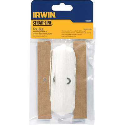 Irwin STRAIT-LINE 100 Ft. Twisted Polyester Chalk Line