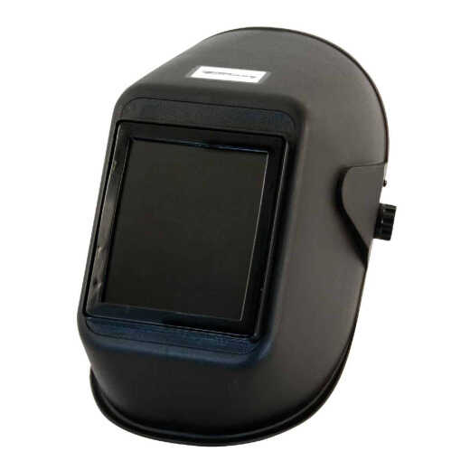 Forney Bandit II Black Polymer Welding Helmet with 5-1/4 In. x 4-1/2 In. Fixed Shade #10