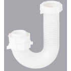 Do it Best 1-1/2 In. or 1-1/4 In. x 1-1/2 In. Flexible White Plastic J-Bend, Extendable to 9-1/2 In. Image 1