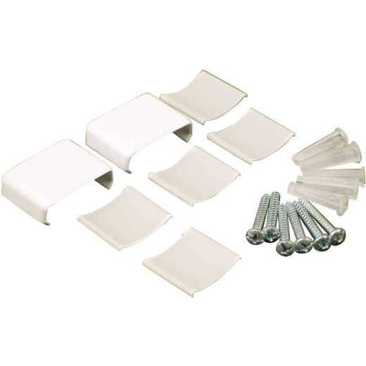 Wiremold White Wire Protector Accessory Kit
