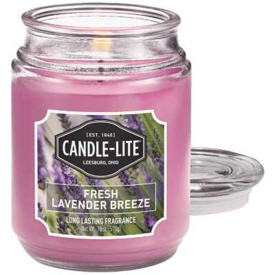 Candle-Lite 18 Oz. Everyday Fresh Lavender Breeze Jar Candle