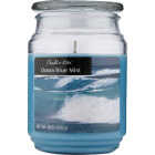 Candle-Lite Everyday 18 Oz. Ocean Blue Mist Jar Candle Image 1