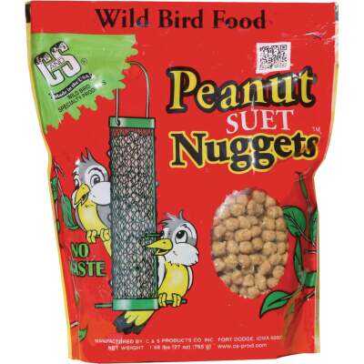 C&S 27 Oz. No Melt and Waste Free Peanut Suet Nuggets