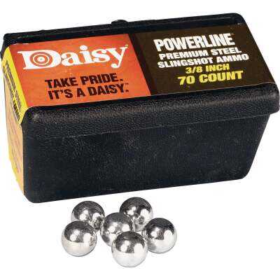 Daisy Steel 3/8 In. Slingshot Ball (70-Count)