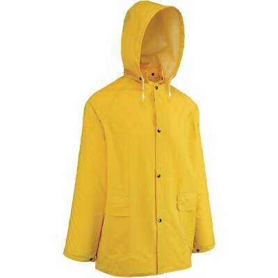 West Chester Protective Gear XL Yellow PVC Rain Coat