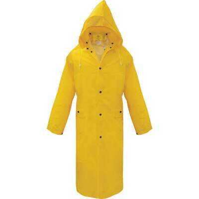 Boss 2XL Yellow PVC Rain Coat